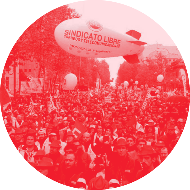 Miembros del sindicato