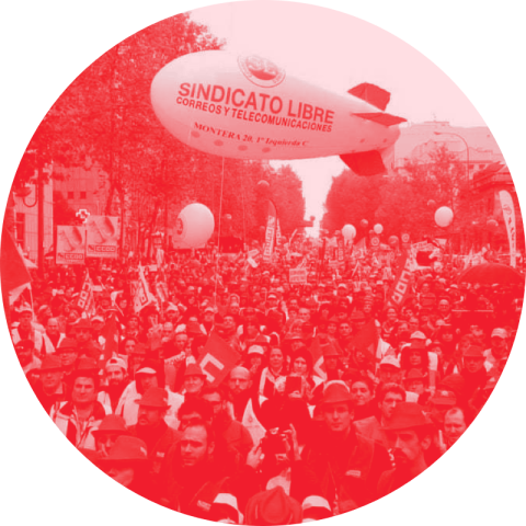 Miembros del sindicato